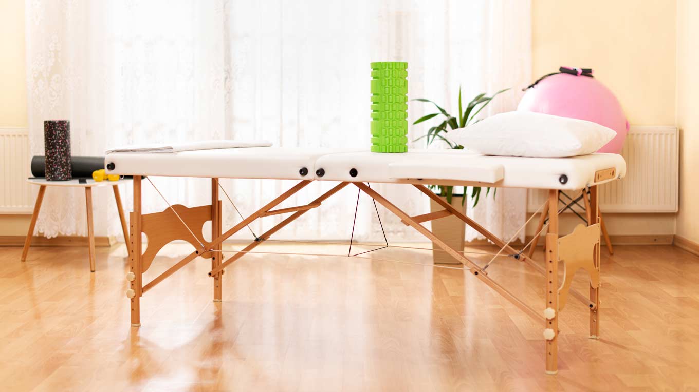 Massage table