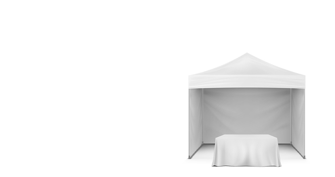 Picture of an event booth.